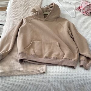 Casual Tan Hoodie for Women